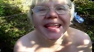 Heißestes selbstgemachtes Video mit Cumshot, Naturszenen