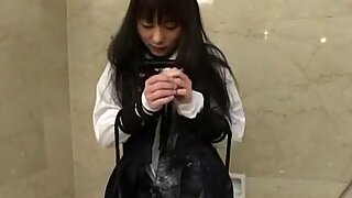 Exotisch japans meid in geil douche, kleine borsten jav film