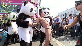 Bound in Public. Naked Pandas Trick or Treat Just in time for Halloween