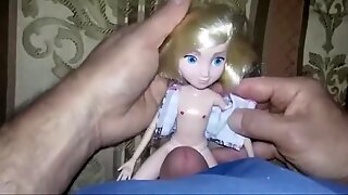 Tiny blonde păpuşă sex